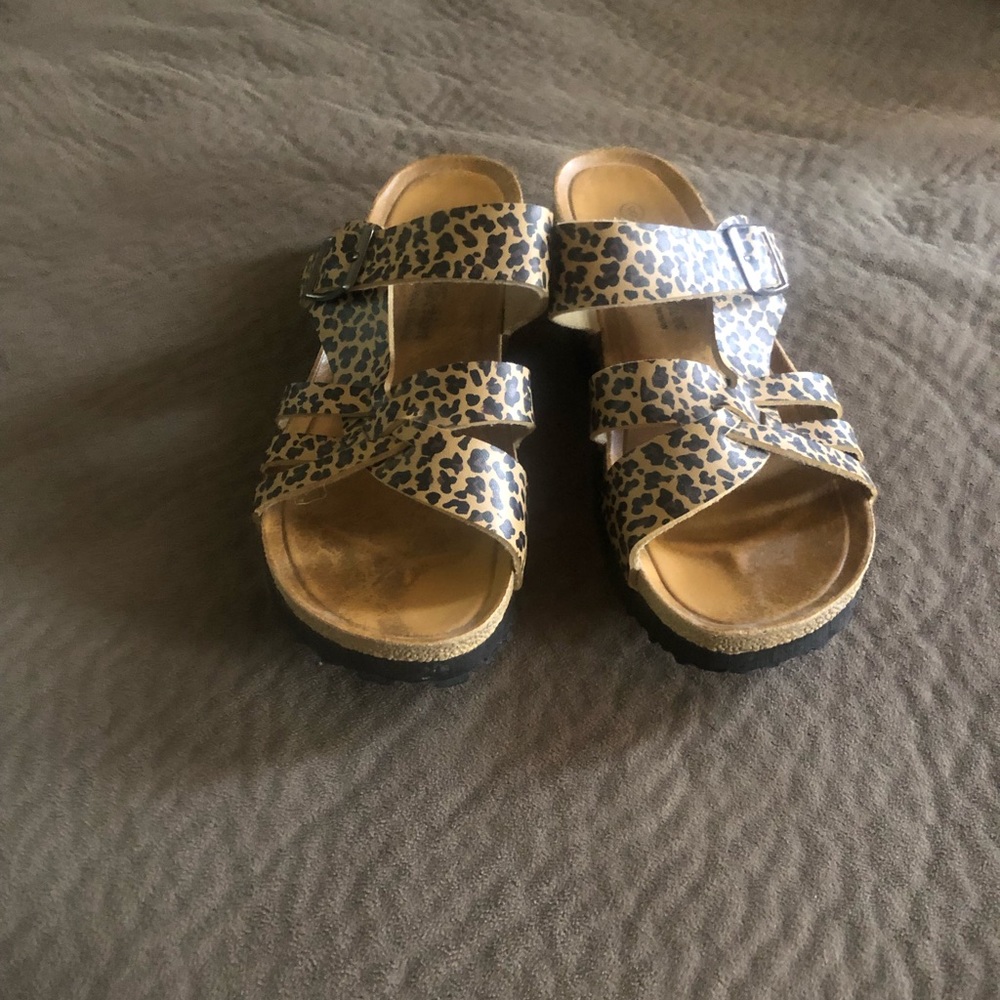 Cheetah sandals